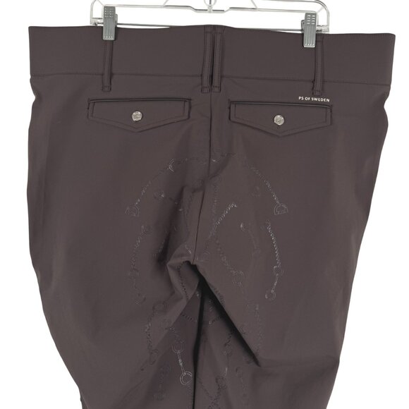 PS Of Sweden Curvy Jewel Breeches Riding Tights Size EU 50 Brown NWT PT-2575 - Picture 7 of 14